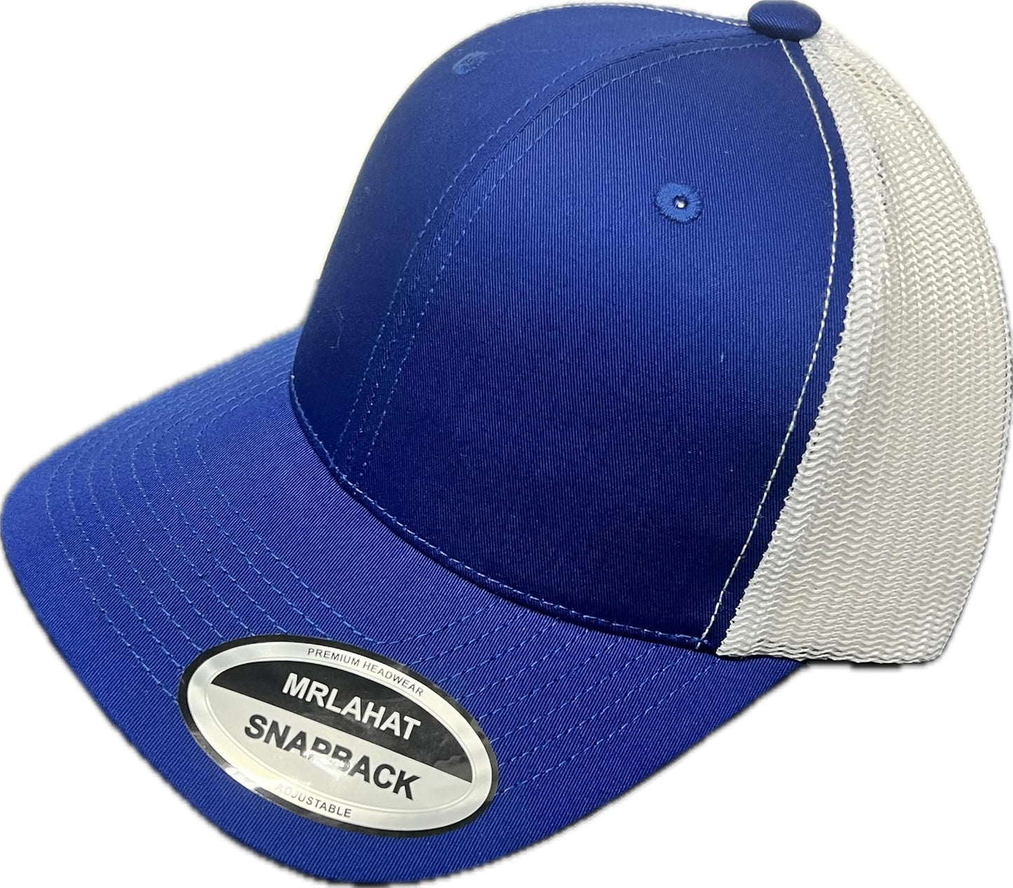 Mrlahat 6 Panel Retro Trucker Structured Baseball Cap Men and Women Hat Adjustable Snapback