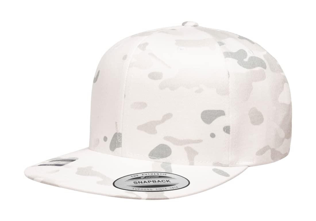 6089 Yupoong Yp by Flexfit 6-Panel Structured Flat Visor Classic Snapback Cap