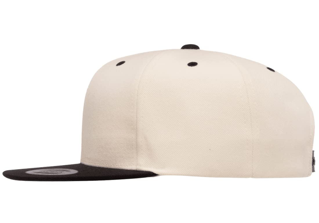 6089 Yupoong Yp by Flexfit 6-Panel Structured Flat Visor Classic Snapback Cap