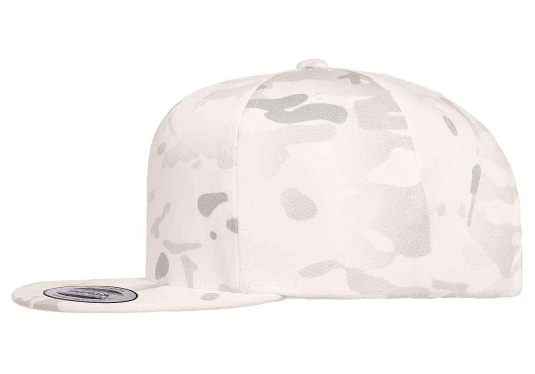 6089 Yupoong Yp by Flexfit 6-Panel Structured Flat Visor Classic Snapback Cap