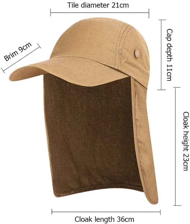 Adjustable Outdoors Fishing Cap with Long Ear and Neck Flap Sun Cover Unisex