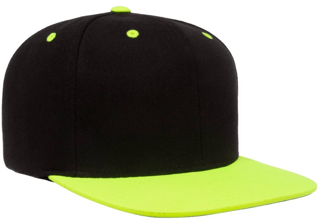 6089 Yupoong Yp by Flexfit 6-Panel Structured Flat Visor Classic Snapback Cap