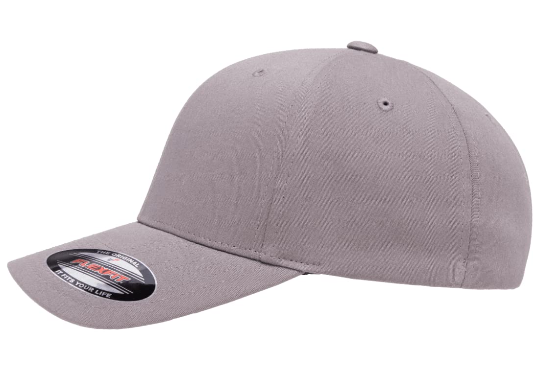 5001 Flexfit Cotton Twill Fitted Cap Hat 6 Panel