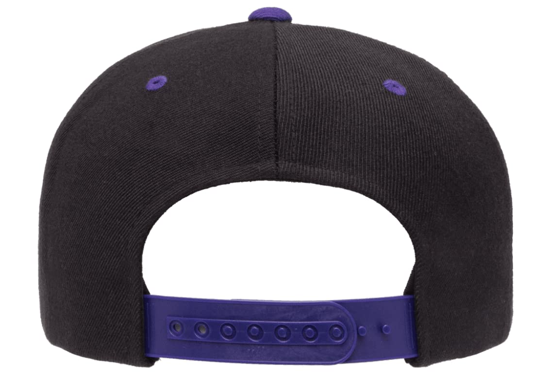 6089 Yupoong Yp by Flexfit 6-Panel Structured Flat Visor Classic Snapback Cap