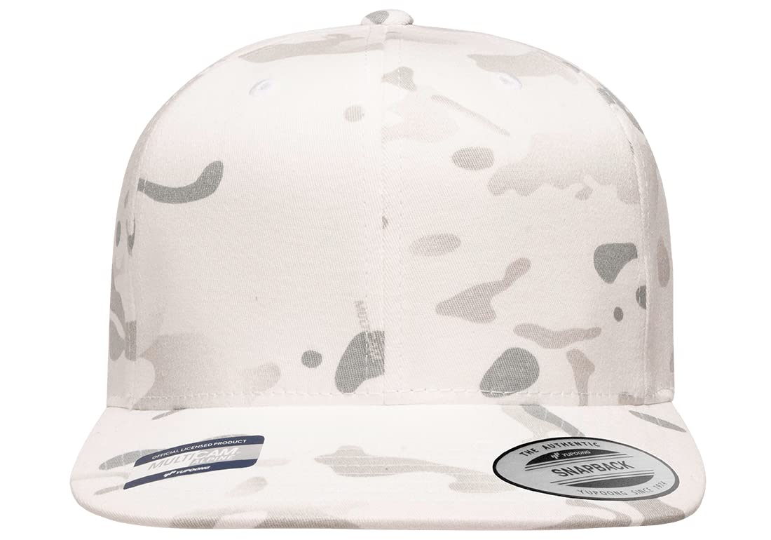 6089 Yupoong Yp by Flexfit 6-Panel Structured Flat Visor Classic Snapback Cap