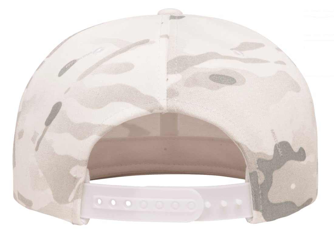 6089 Yupoong Yp by Flexfit 6-Panel Structured Flat Visor Classic Snapback Cap