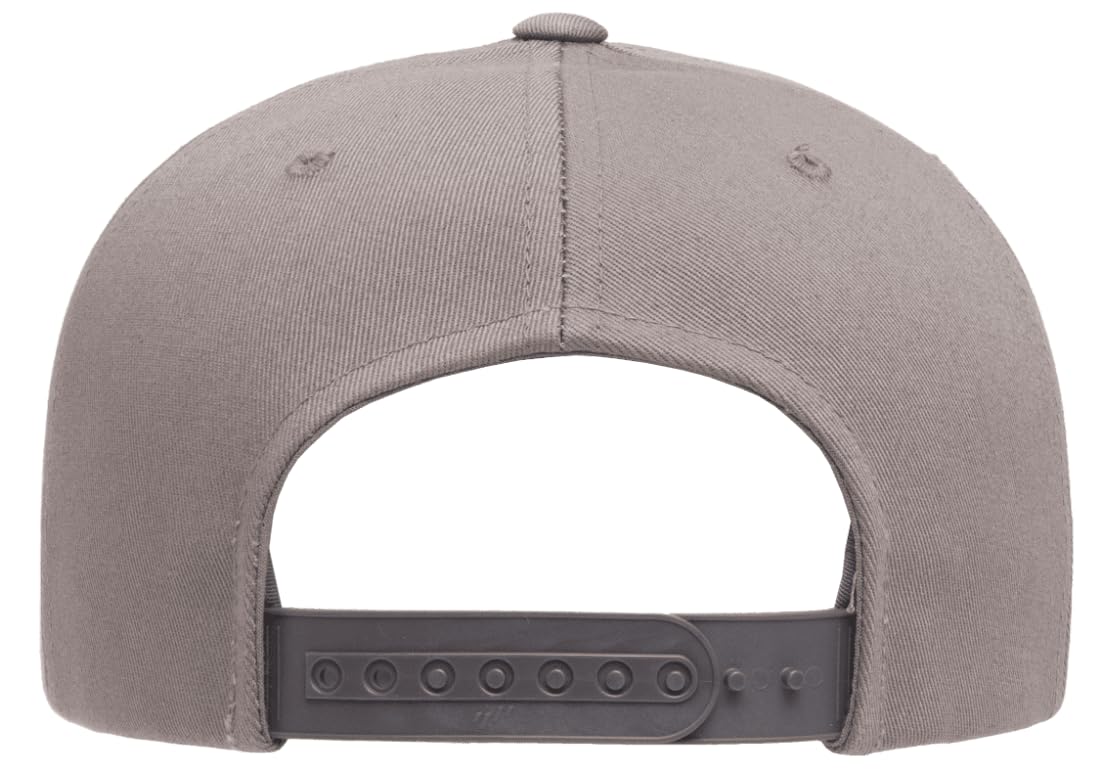 6007 Yupoong Classic Cotton Twill Snapback Cap Hat 5 Panel