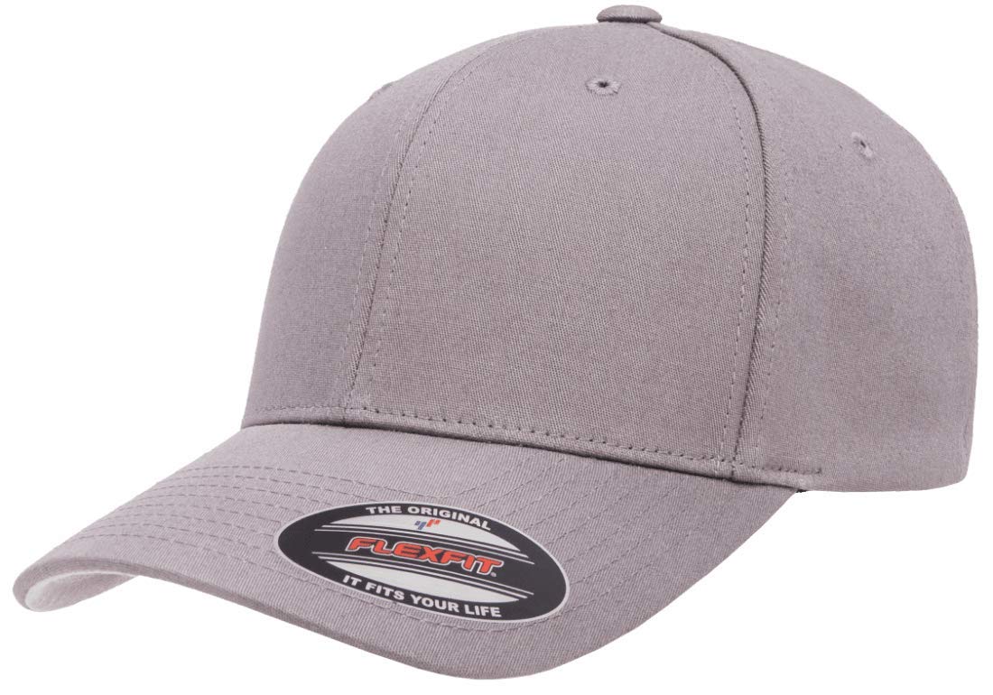 5001 Flexfit Cotton Twill Fitted Cap Hat 6 Panel