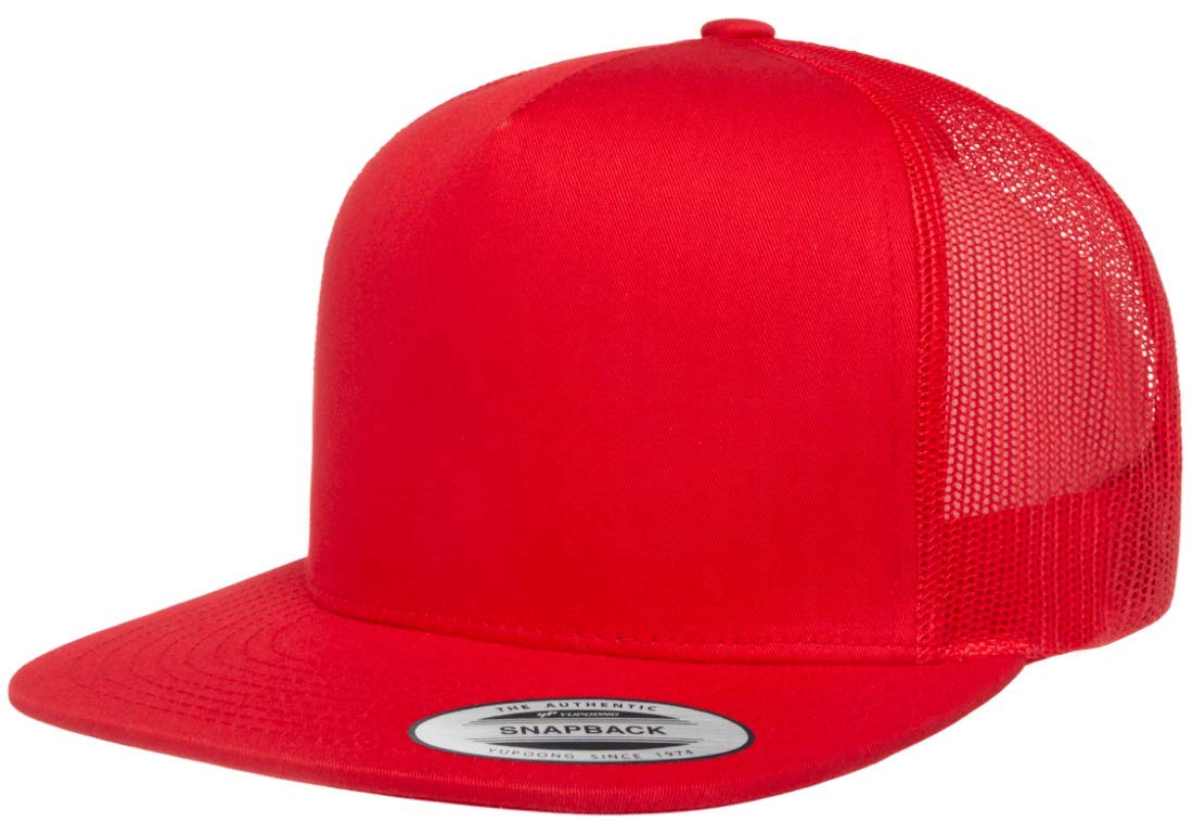 6006 Yupoong Yp by Flexfit 5 Panel Classic Trucker Snapback Cap