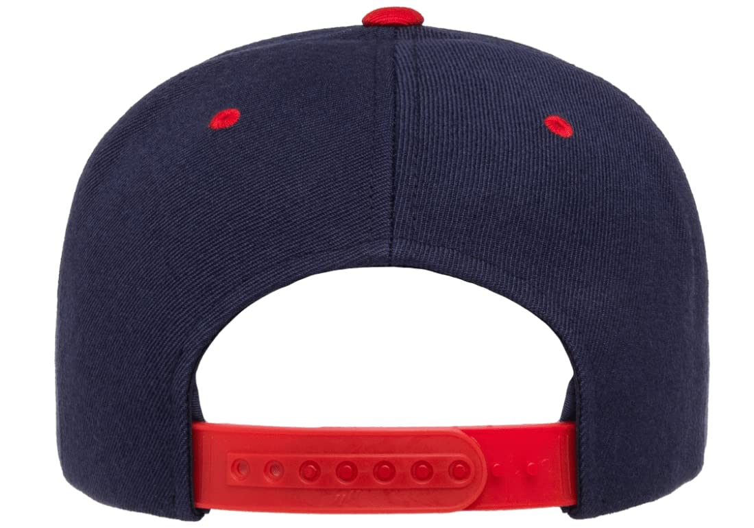 6089 Yupoong Yp by Flexfit 6-Panel Structured Flat Visor Classic Snapback Cap