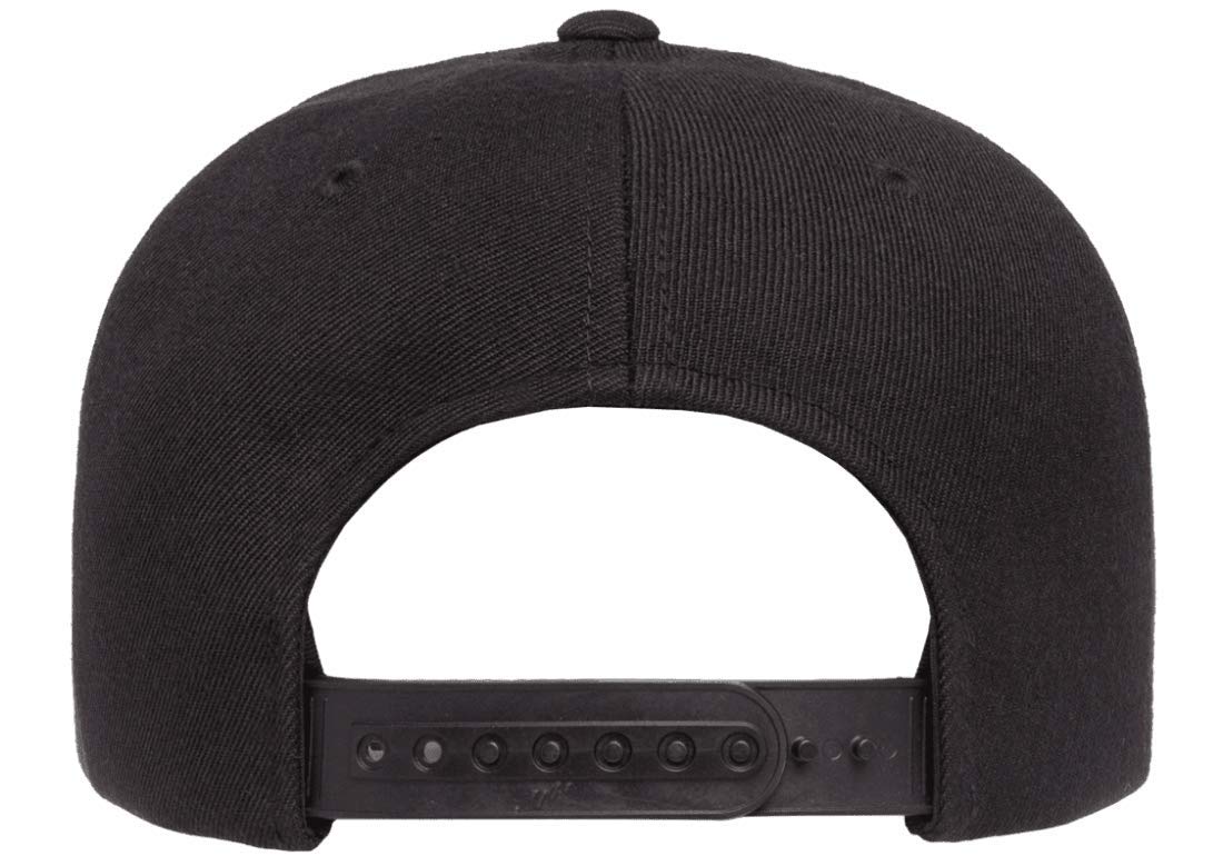 6089 Yupoong Yp by Flexfit 6-Panel Structured Flat Visor Classic Snapback Cap