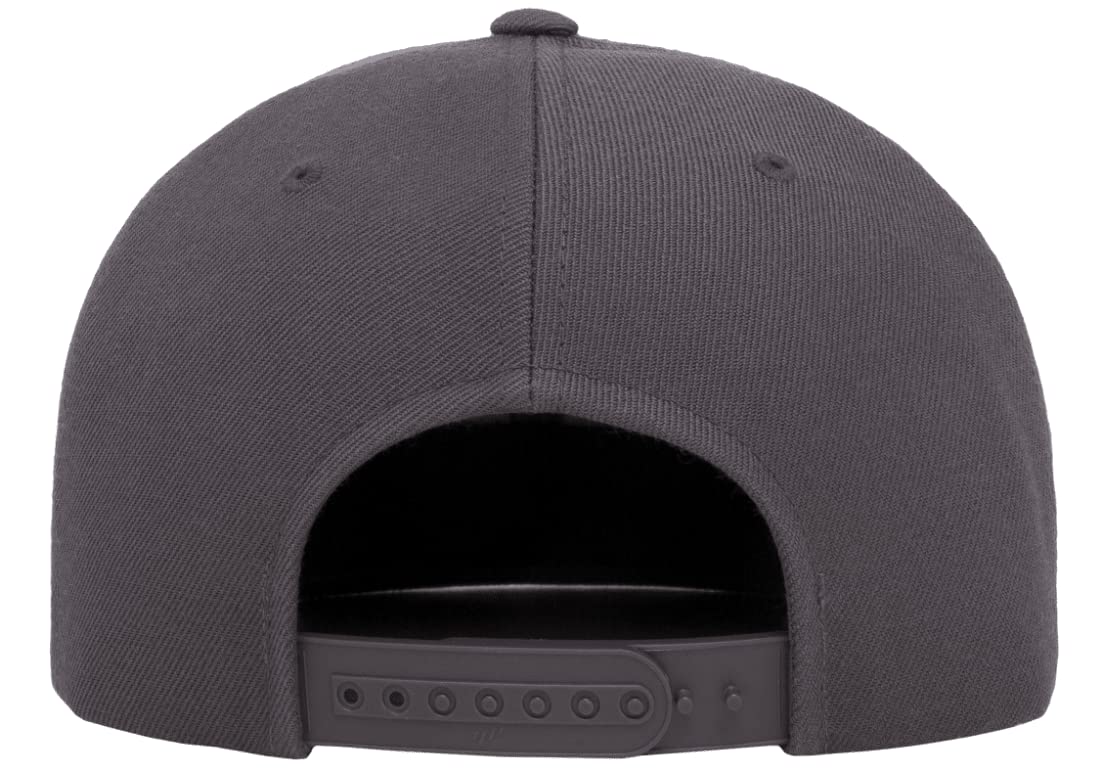 6089 Yupoong Yp by Flexfit 6-Panel Structured Flat Visor Classic Snapback Cap