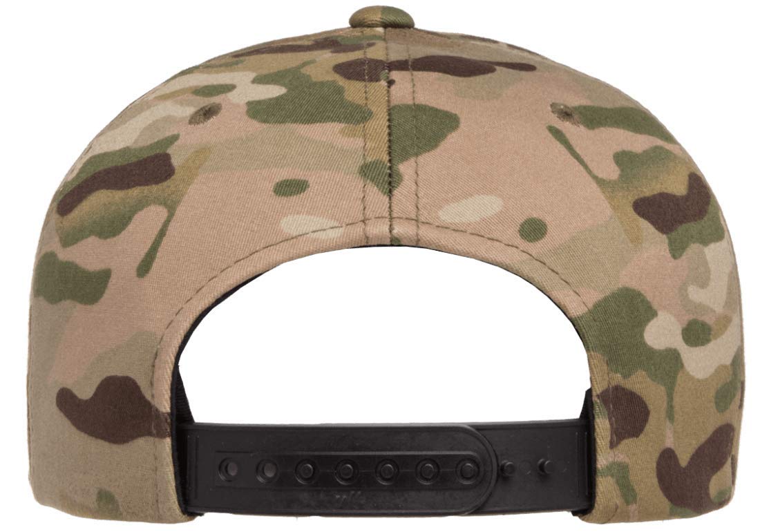 6089 Yupoong Yp by Flexfit 6-Panel Structured Flat Visor Classic Snapback Cap