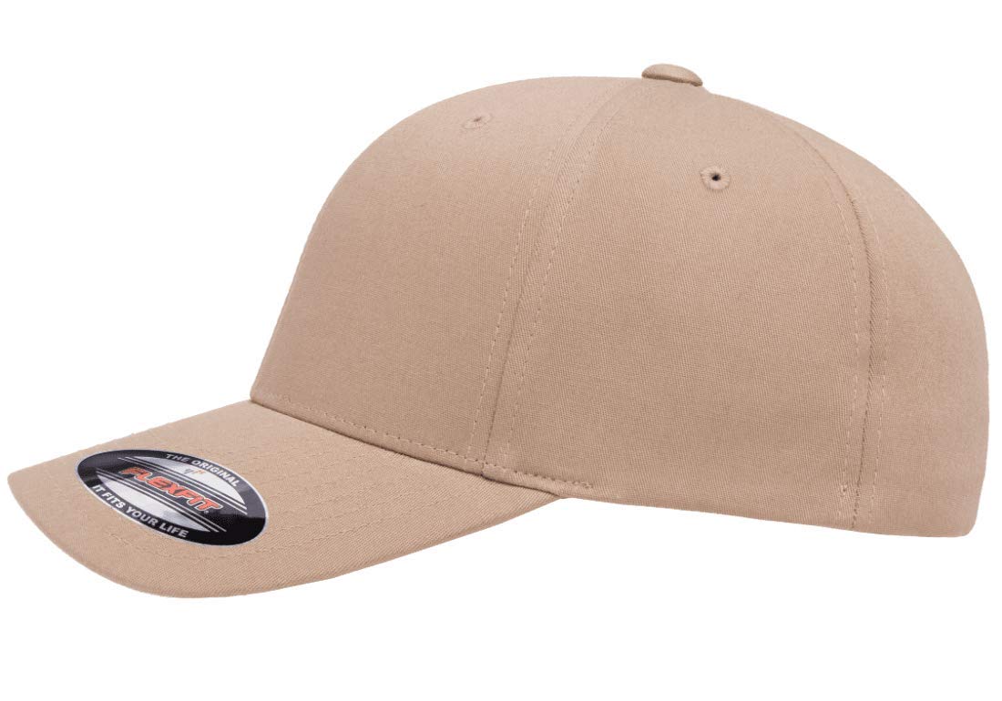 5001 Flexfit Cotton Twill Fitted Cap Hat 6 Panel