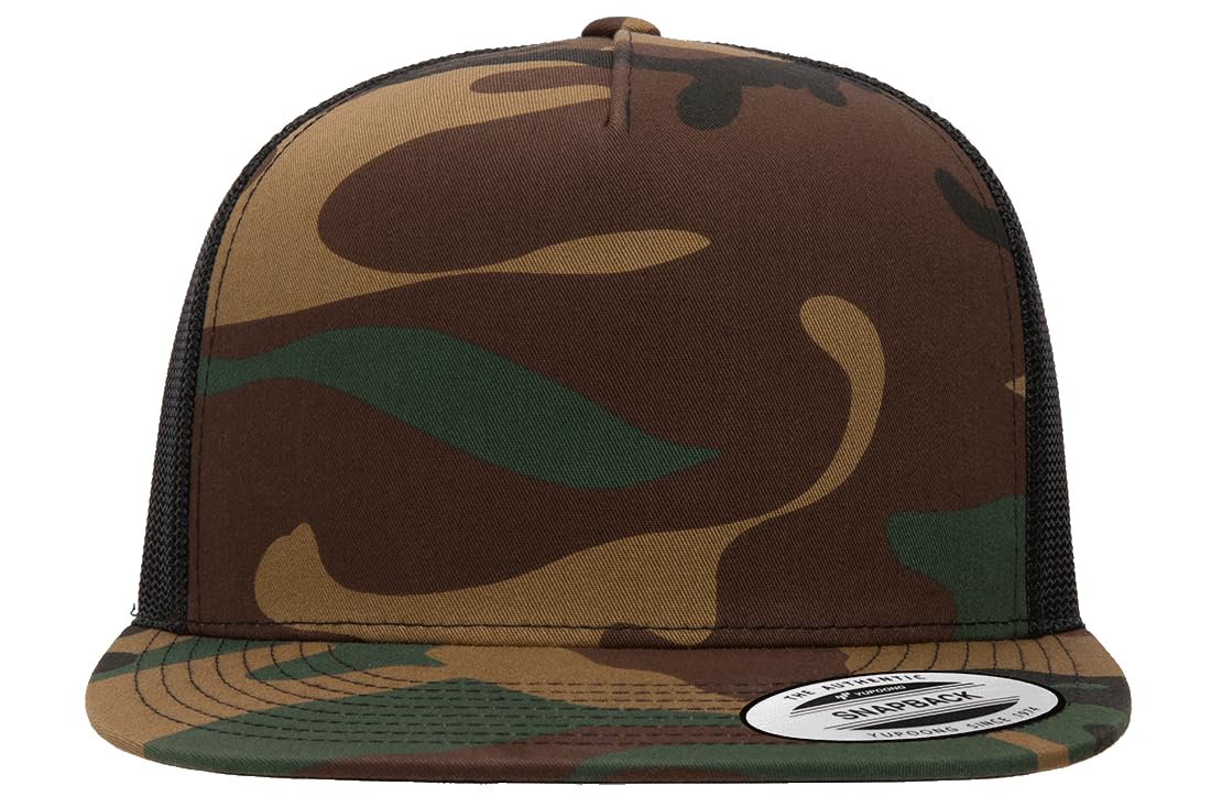 6006 Yupoong Yp by Flexfit 5 Panel Classic Trucker Snapback Cap