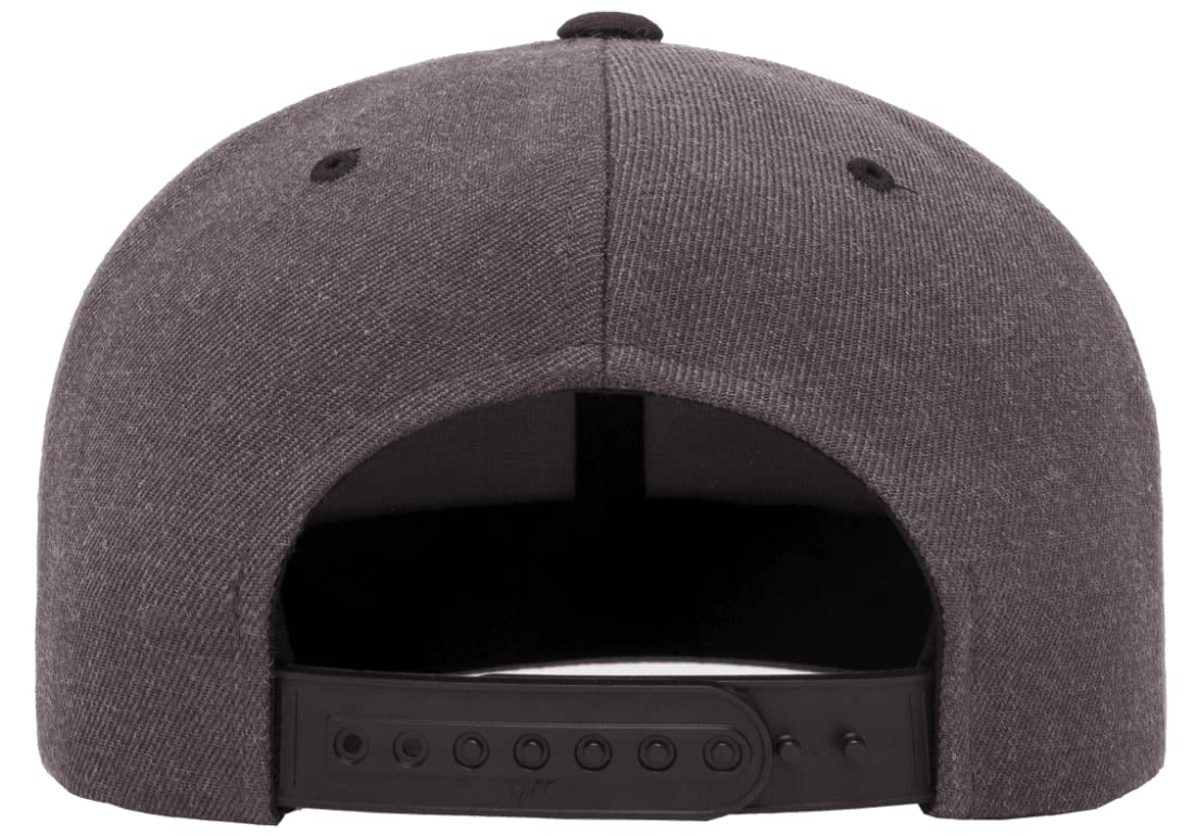 6089 Yupoong Yp by Flexfit 6-Panel Structured Flat Visor Classic Snapback Cap