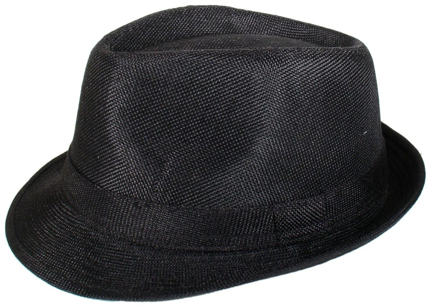 Mrlahat Unisex Classic Trilby Fedora Casual Short Brim Structured Gangster Panama Hat