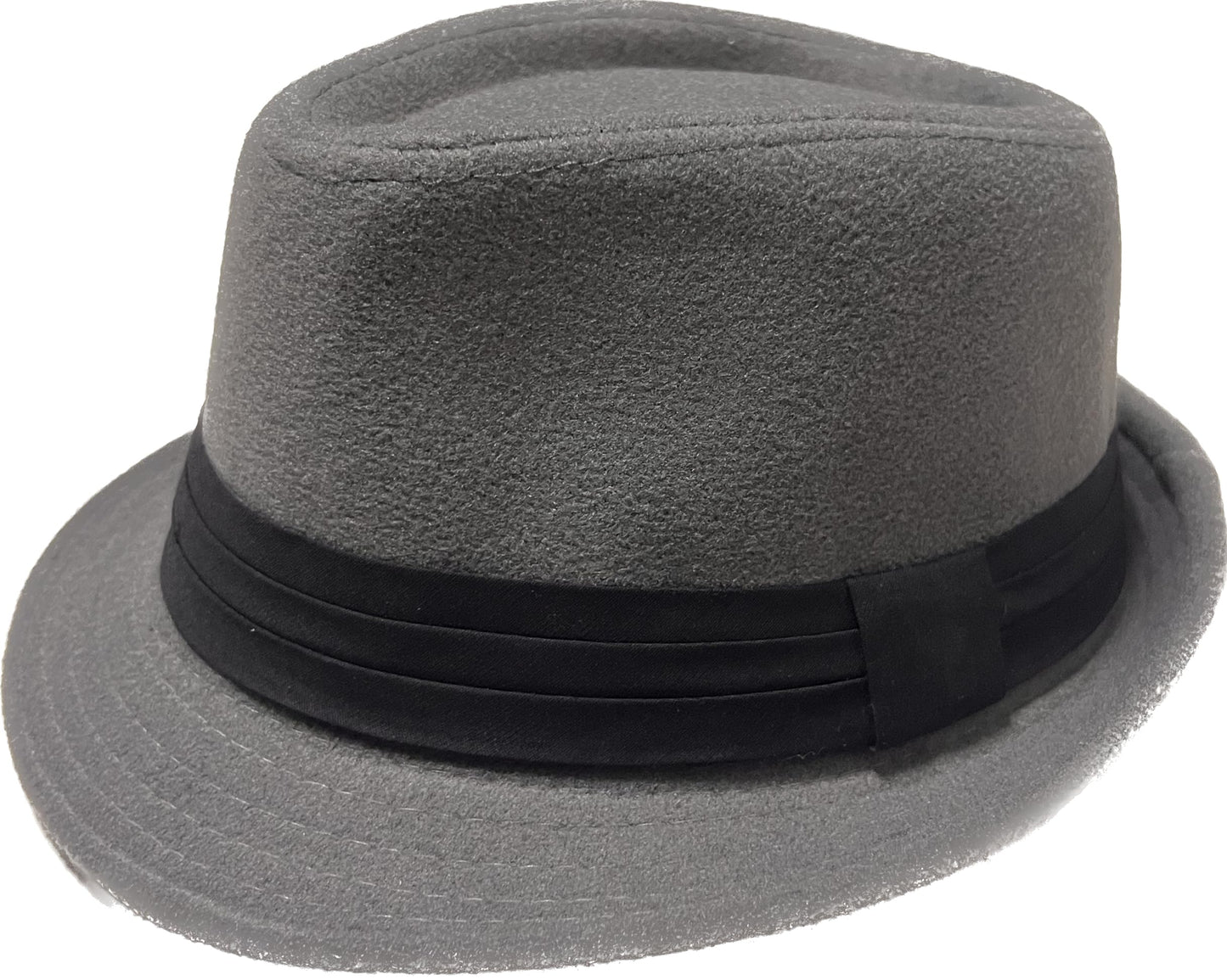 Fedora Adult Unisex Classic Manhattan Felt Trilby Short Brim Bowler Hat