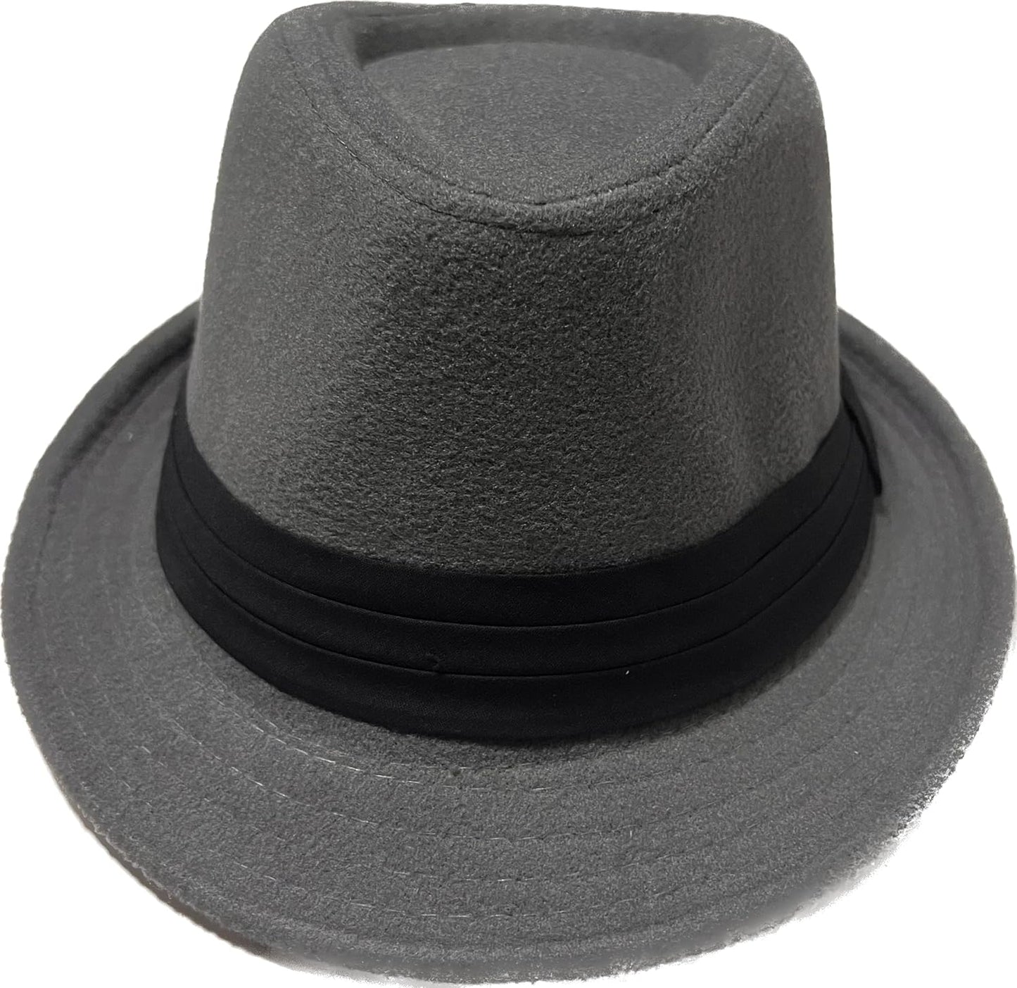 Fedora Adult Unisex Classic Manhattan Felt Trilby Short Brim Bowler Hat