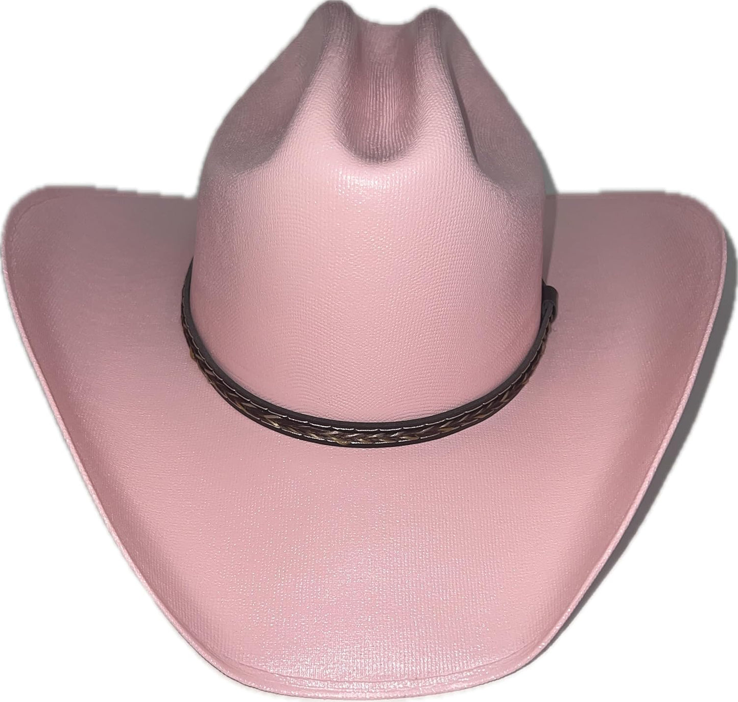 Western Cowboy & Cowgirl Hat Wide Brim Front Pinch Style