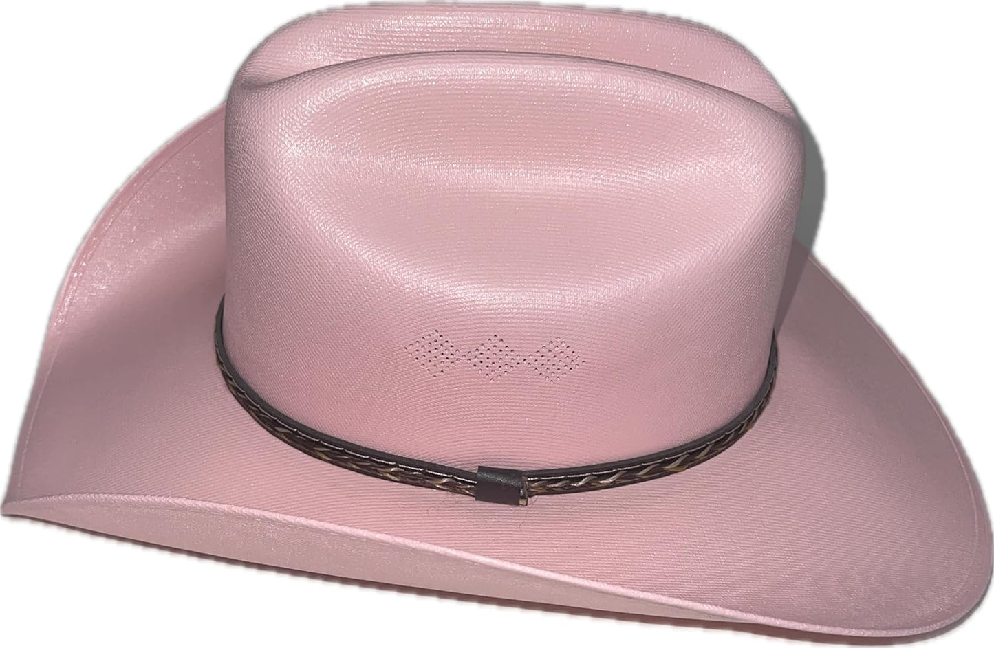 Western Cowboy & Cowgirl Hat Wide Brim Front Pinch Style