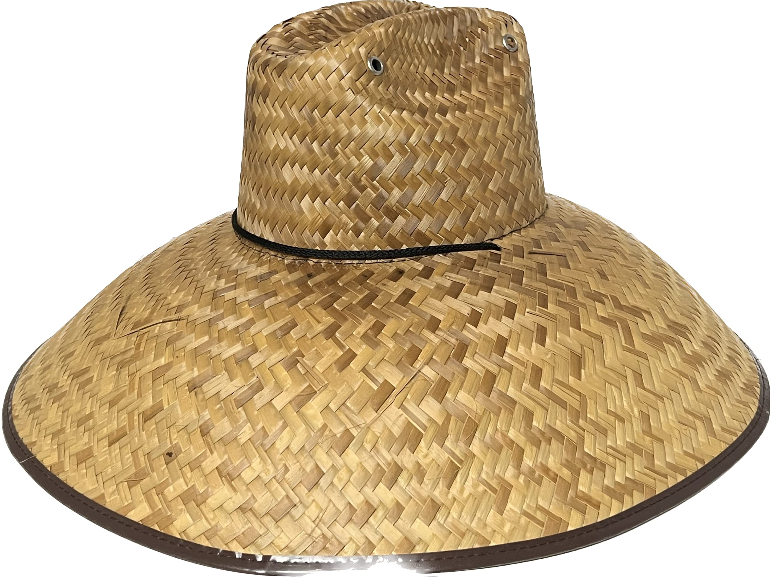 Mens extra wide brim straw hats on sale