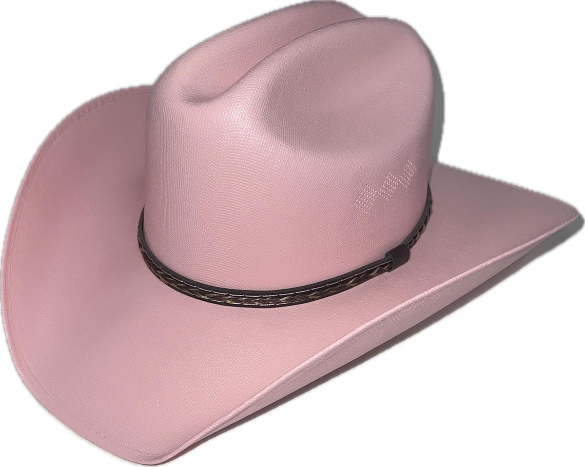 Western Cowboy & Cowgirl Hat Wide Brim Front Pinch Style 
