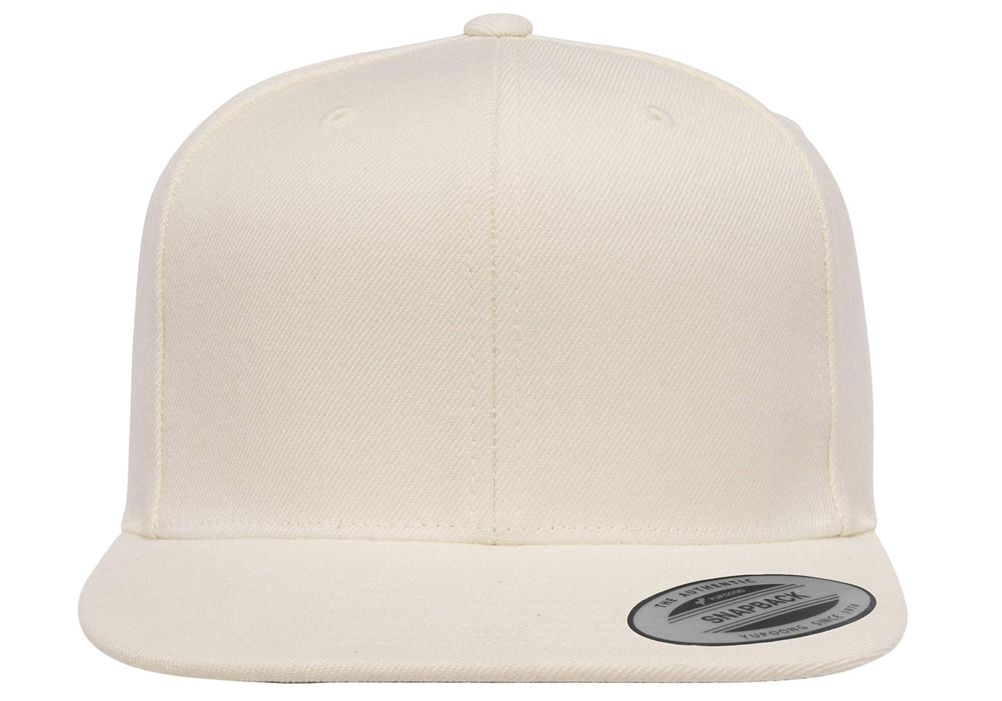 6089 Yupoong Yp by Flexfit 6-Panel Structured Flat Visor Classic Snapback Cap