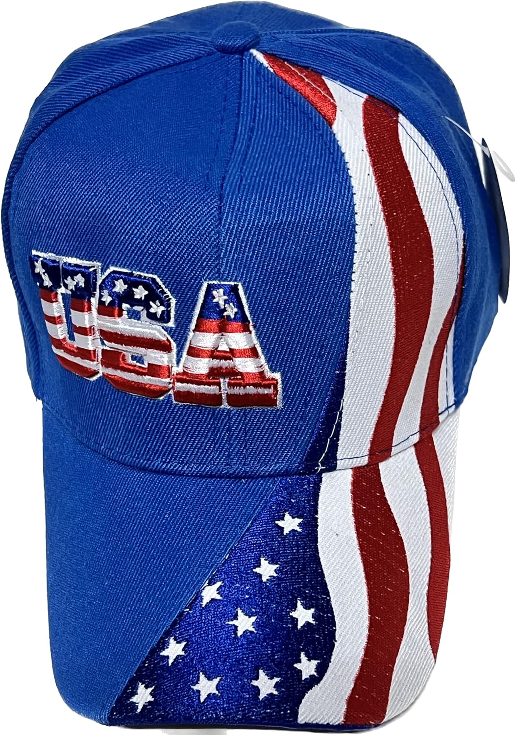 USA Flag Stripes Baseball Cap Adjustable Embroidered Outdoor for Men Women