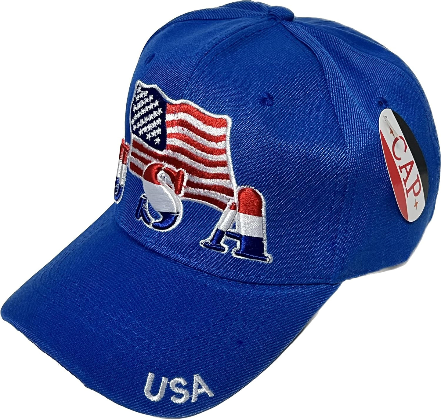 USA American Flag Baseball Cap Adjustable Embroidered Outdoor for Men Women