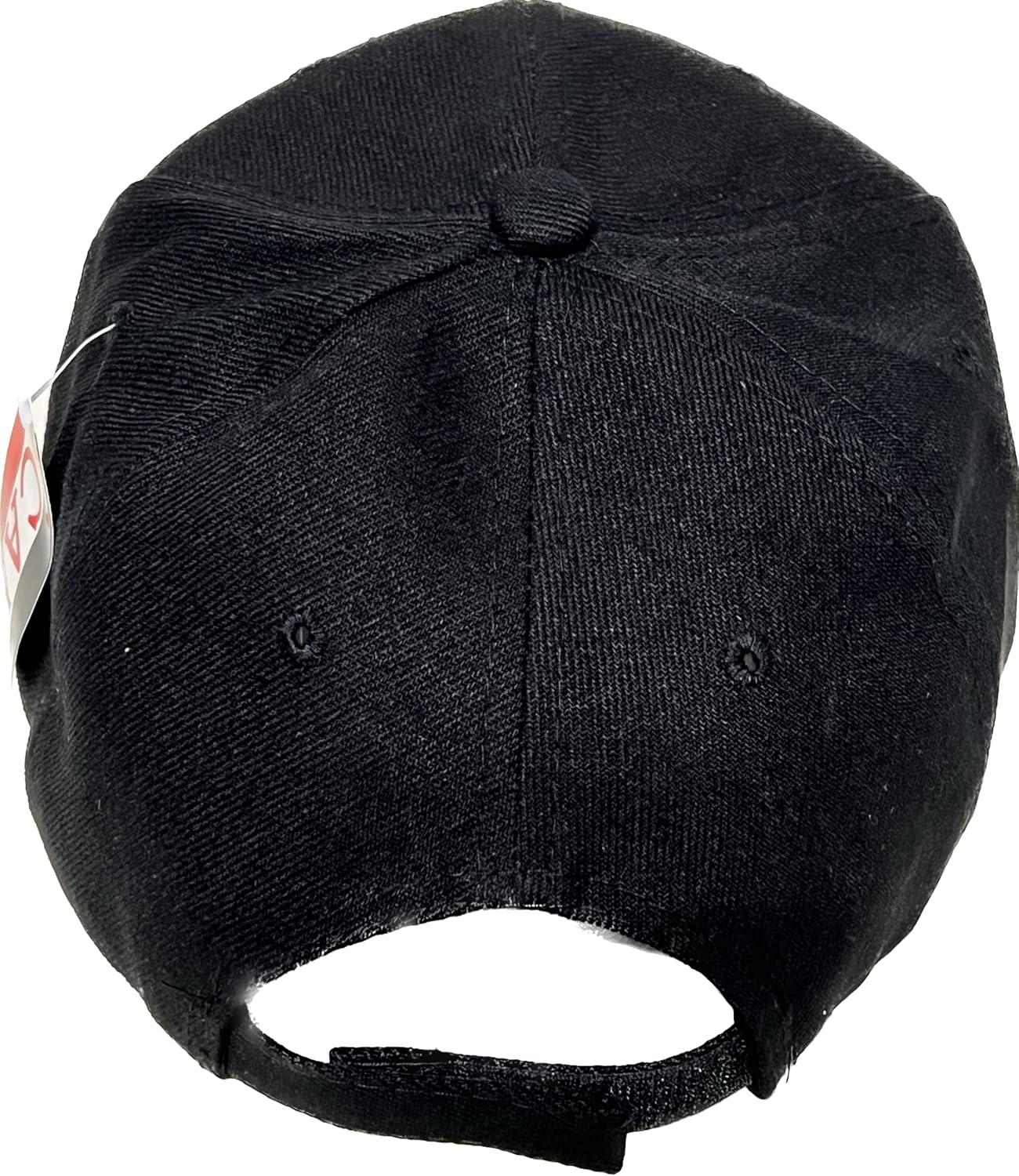 Security Baseball Cap Adjustable 3D Embroidered for Men Women Black