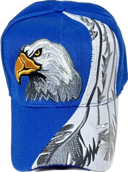 USA Eagle Style Baseball Cap Adjustable Embroidered Outdoor for Men Women